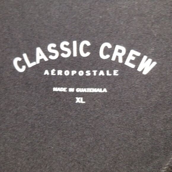 NEW Aeropostale Aero New York Skyline Night Graphic Tee Shirt Black XL Run small - Picture 3 of 5